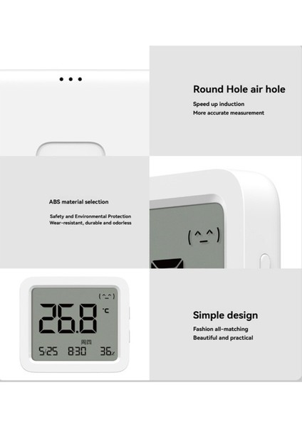 Xiaomi Mijia Için Akıllı Sıcaklık Nem Sensörü 3 Elektrikli Dijital Sıcaklık Nem Ölçer Mı Home App Için (Yurt Dışından) modelleri