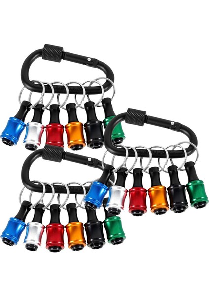 18PCS 1/4in Hex Shank Tornavida Bit Tutucu, Uzatma Çubuğu Anahtarı Matkap Vidalı Adaptör Matkabı, Taşınabilir Matkap Bitleri Tutucu (Yurt Dışından)