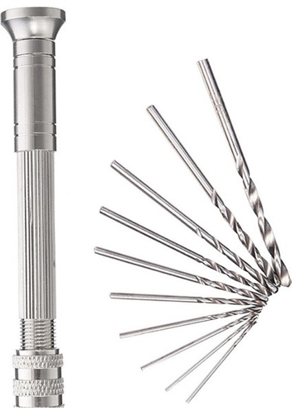 11PCS El Twist Matkap Seti 0.5-2.0mm Ahşap El Yumruğu Alet Donanım Saat Bakım Kiti (Yurt Dışından) modelleri