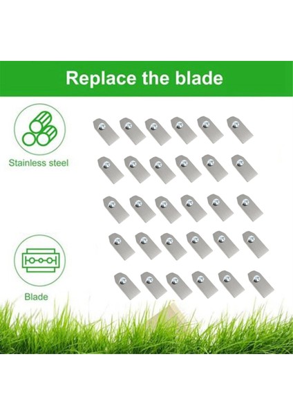 30 Adet Çim Biçme Makinesi Kesme Bıçakları 0,7 mm Husqvarna Için Keskin Keskinlik /bahçe /yardforce Robotik Çim Biçme Makinesi (Yurt Dışından) fırsatları
