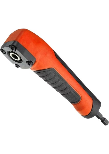 90 Derece Sağ Açılı Sondaj Sapı Uzatma Adaptörü Güçlü Köşe Çok Amaçlı Güç Alet Parçaları Aksesuarları Turuncu (Yurt Dışından)