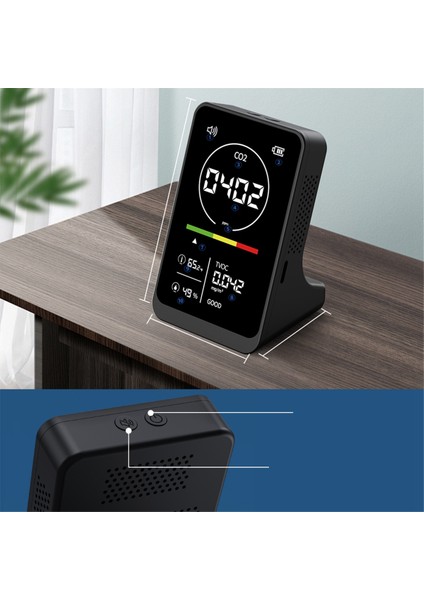 Co2 Kızılötesi Ndır Sensör Hava Kalitesi Dedektörü Karbon Dioksit Sıcaklık Nem Monitör Dijital Gaz Analizörü (Yurt Dışından) fiyatları