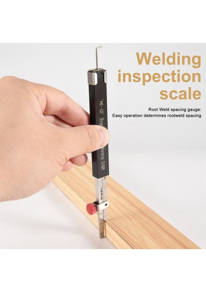Kaynak Inceleme Ölçeği Küçük Yükseklik Göstergesi Hi-Lo Özel Dahili Kaynak Hükümdarı Metrik Boyut N19 (Yurt Dışından) indirimleri
