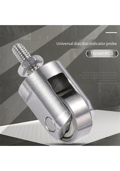 Kadran Göstergesi Için Silindir Temas Noktası 10MM Çapında Tekerlek M2.5 Iplik Paslanmaz Çelik Silindir Ölçüm Kafası (Yurt Dışından) indirimleri