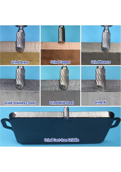 Metal Kaynak Beton Taş Taş Ahşap Plastik Gravür Kesme Temizlik Taşlama Gravürü Için Karbür Burr Seti (Yurt Dışından) indirimleri