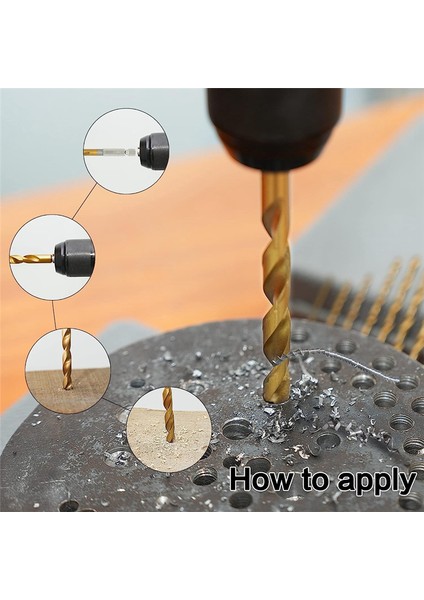 30 Pcs Titanyum Etki Matkap Bit Seti, Hex Hss Twist Matkap Bitleri Çelik, Bakır, Alüminyum, Çinko Alaşımı Için Depolama (Yurt Dışından) fırsatları