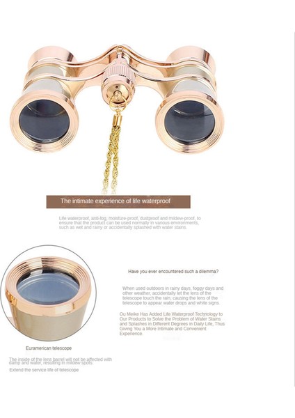 3X25 Opera Görüntüleme Dürbünleri Sap/zincir Bayanlar ile Tüm Metaller Retro Küçük Dürbünler Mini Dürbün (Yurt Dışından) fiyatları