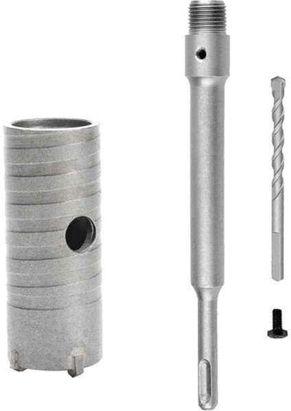 Sds Plus Çekiç Matkapları Duvar Deliği Testere Matkap Bit Set Kesici Aletleri Yuvarlak Şaftlı Beton Çimento Taş Deliği Açıcı, 30MM (Yurt Dışından)