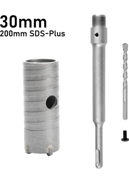 Sds Plus Çekiç Matkapları Duvar Deliği Testere Matkap Bit Set Kesici Aletleri Yuvarlak Şaftlı Beton Çimento Taş Deliği Açıcı, 30MM (Yurt Dışından) indirimleri
