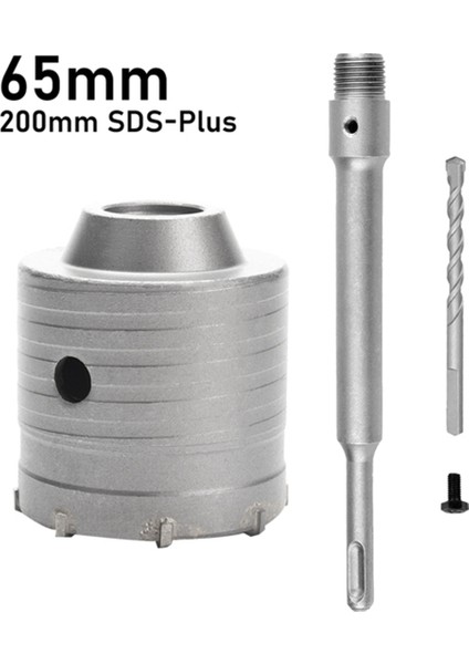 Sds Plus Çekiç Matkapları Duvar Deliği Testere Matkap Bit Set Kesici Aletleri Yuvarlak Şaftlı Beton Çimento Taş Deliği Açıcı, 65MM (Yurt Dışından) indirimleri