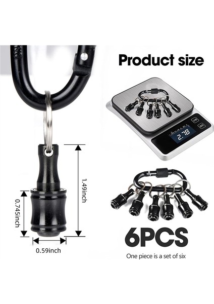 Bit Tutucu 1/4 Inç Altıgen Tornavida Bitleri Tutucu Uzatma Çubuğu Anahtarlık Vida Adaptörü Matkap Değiştirme Tatbikat Bitleri Tutucu (Yurt Dışından) indirimleri