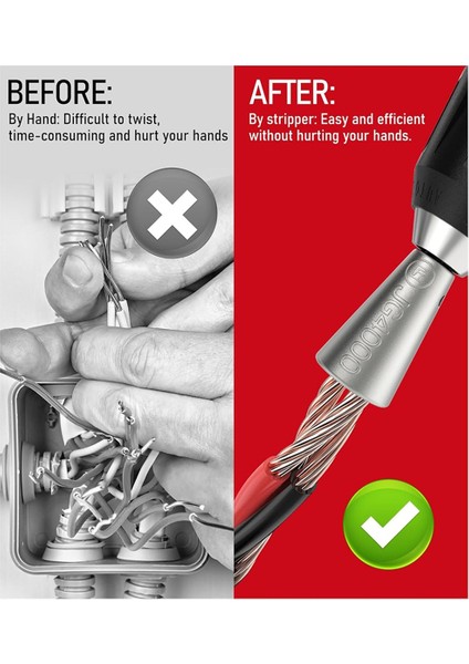 Taşınabilir Bit Tutucu Anahtarlı Matkap Için Tel Twister Aracı -1/4 Inç Elektrik Etki Matkapları Için Tel Twister Kiti (Yurt Dışından) indirimleri