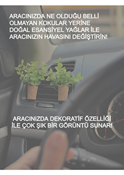 Çiçek Araç Klima Kokusu Kokusuz Torpido Üstü Kullanım İçin 1 Adet