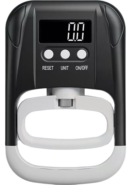 Dijital El Dinamometresi El Kavrama Güç Eğitmeni USB Şarj Edilebilir Kavrama Güçlendirici El Egzersiz Metre Siyah Beyaz (Yurt Dışından)