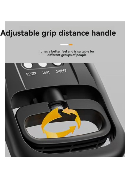 Dijital El Dinamometresi El Kavrama Güç Eğitmeni USB Şarj Edilebilir Kavrama Güçlendirici El Egzersiz Metre Siyah Beyaz (Yurt Dışından) modelleri