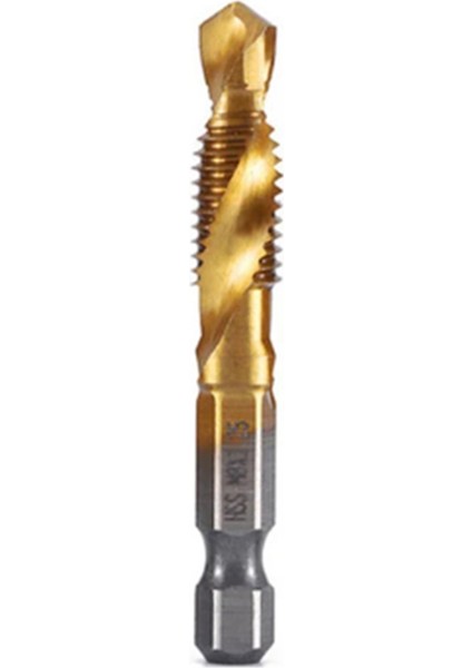 M8X1.25 Hex Shank Tıtanıum Kaplama Hss Vıda Işleme Metrik Tap Mağaza Bikleri Vida Makina Bileşimi Tap Açma Pah Aracı (Yurt Dışından)