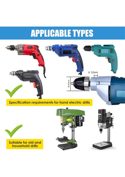 7 Kare Delik Matkap Bitli Kare Delik Matkap Bit Adaptörü, El Matkapı, Zıvanı ve Tenon Araçları Için Mortising Bağlantısı (Yurt Dışından) modelleri
