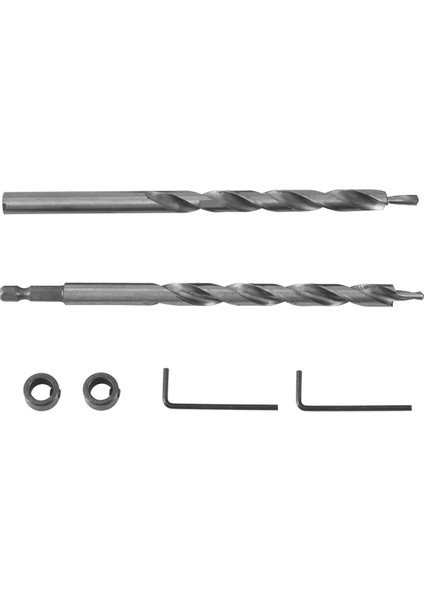 3/8 Inç Cep Deliği Matkap Bit Derinlik Durdurma Yakaları 1/4 Hex Shank Değiştirme Büküm Adım Matkapları Kreg Manuel Cep Deliği Kılavuzu Jig Master Sistemi (Yurt Dışından) fiyatları