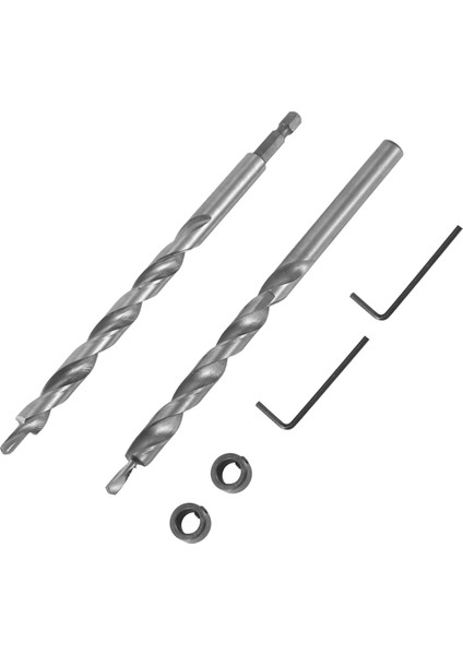 3/8 Inç Cep Deliği Matkap Bit Derinlik Durdurma Yakaları 1/4 Hex Shank Değiştirme Büküm Adım Matkapları Kreg Manuel Cep Deliği Kılavuzu Jig Master Sistemi (Yurt Dışından) modelleri