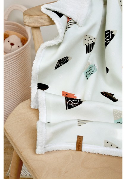 Fluffy Bebek Battaniyesi 80x100 Cm Poyraz Kundak Puset Çift Taraflı Koyun Tüyü Battaniye 100x80 fiyatları