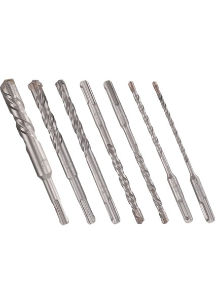 7 Pcs Sds Plus Hammer Matkap Bit Seti, (4 Flüt) Beton Tuğla Blok Taş Duvarcılığı ve Granit Için (Yurt Dışından) modelleri