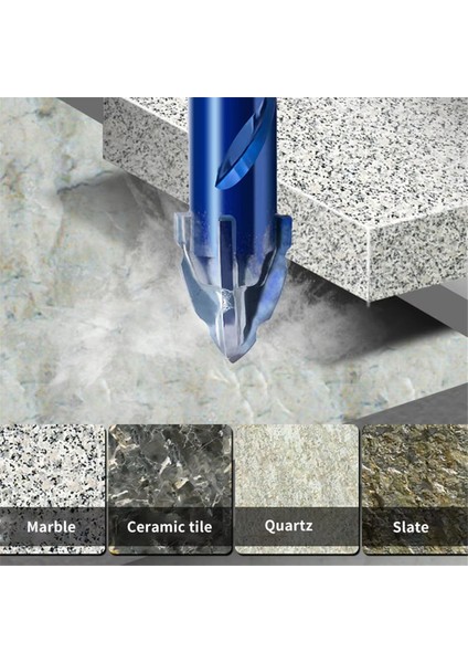 Yüksek Sertlik Eksantrik Matkap Hassas Sondaj 6/8/10/12/14MM Cam Karo Seramik Yumruklama Kaya Levha Matkapı Kesme (Yurt Dışından) indirimleri