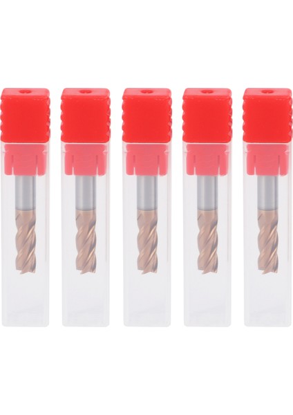 5pcs 6mm 4 Flüt Karbür Uçmills Cnc Freze Kesici Freze Yuva Profilleme Yüz Değirmen Spiral Bitleri (Yurt Dışından)
