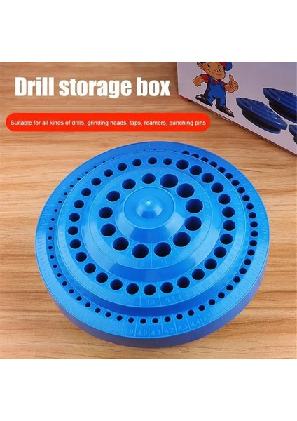 2 Adet Matkap Ucu Depolama Çantası Standı Yuvarlak Şekil Sert Plastik Kap Ev Aracı (Yurt Dışından) fırsatları