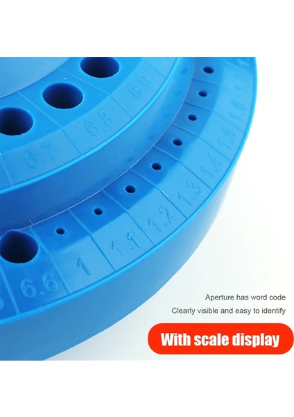 2 Adet Matkap Ucu Depolama Çantası Standı Yuvarlak Şekil Sert Plastik Kap Ev Aracı (Yurt Dışından) indirimleri