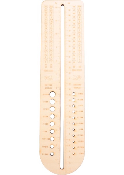 Örme Iğne Göstergesi Tığ Işi Boyutu Ölçüm Cetveli Dokuma Aracı Iğne Ölçüm Aracı (Yurt Dışından) modelleri