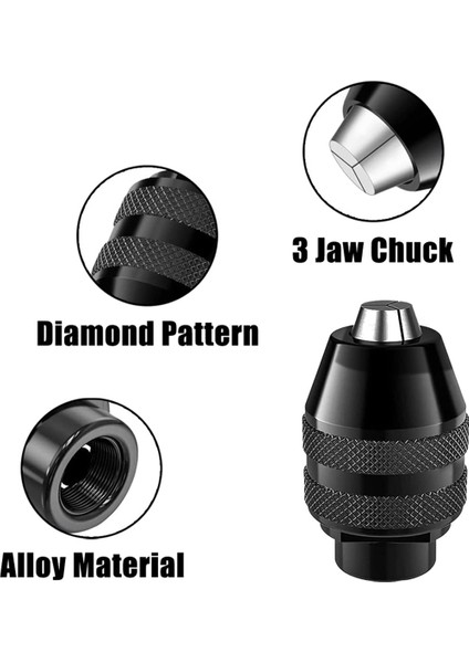 12 Pcs Matkap Chuck Set Set Pirinç Matkap Tohumu Kiti, Anahtarsız Chuck 1/32 Inç Ila 1/8in Yedek 4485 4486 Değişiklik Somunu (Yurt Dışından) fiyatları