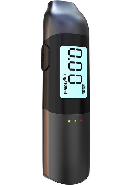 Dijital Alkol Test Cihazı USB Şarj Edilebilir Yüksek Hassas Breathalyzer Alcommeter LCD Ekran Profesyonel Taşınabilir (Yurt Dışından)
