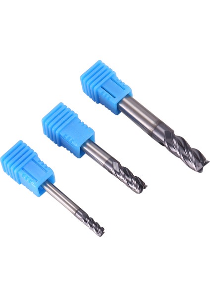 3pcs 4 6 8 mm Karbür Uç Değirmen 4 Flüt Mill Set Freze Kesici Takım Kiti Cnc Karbür Freze Kesici Spiral Yönlendirici Bitleri (Yurt Dışından)