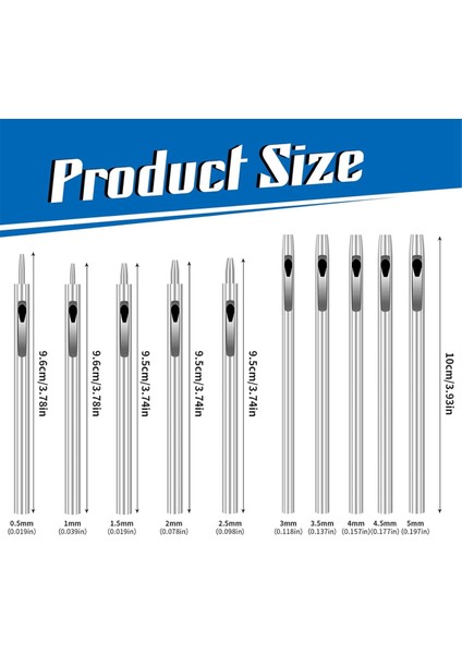 10 Parçalı Deri Delik Yumruk Alet Seti, 0.5mm-5mm Izleme Kayışı Yumruk Yuvarlak Delik Yumruk Kemerler, Tuval (Yurt Dışından) modelleri