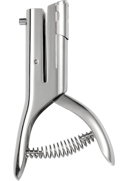 Tek Delikli Puncher 3mm Yuvarlak Delikli Puncher Taşınabilir Elde Taşınan Uzun Delik Puncher (Yurt Dışından)