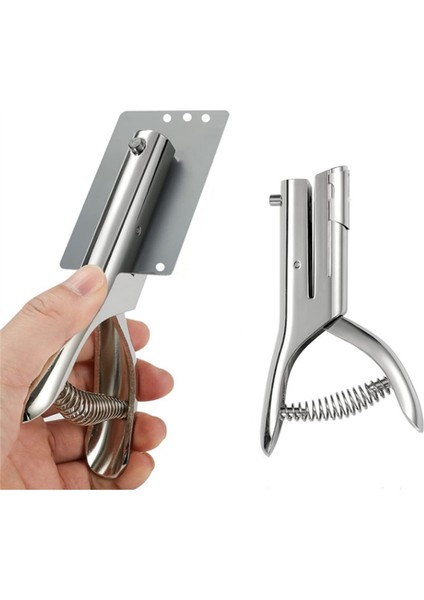 Tek Delikli Puncher 3mm Yuvarlak Delikli Puncher Taşınabilir Elde Taşınan Uzun Delik Puncher (Yurt Dışından) fiyatları