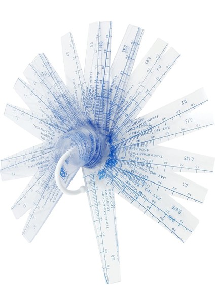 1 Paket Plastik Feeler Gauge 0.05-3mm Kalınlık Ölçüm Aletleri 25 Boşlukları Ölçmek Için 1 Feel Gauge (Yurt Dışından) fiyatları