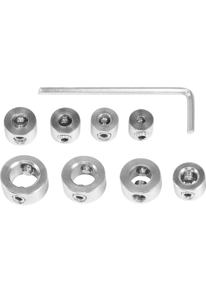 9pcs/set Ahşap Işleme Matkap Durdurucu Konumlandırma Durdurma Halkası Sondaj Derinlik Kontrolör Paslanmaz Çelik Üçlü Bağlantılar (Yurt Dışından) fiyatları