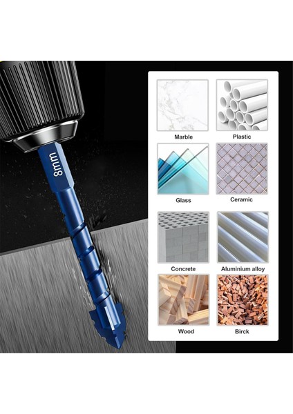 Profesyonel Karbür Uçlu Duvar Matkap Bit Seti 5 Pcs - Karo, Cam, Tuğla, Ahşap ve Plastik Için Ideal (Yurt Dışından) indirimleri