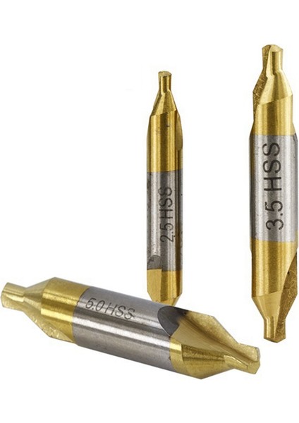 6pcs Yüksek Hızlı Çelik Merkezi Matkap Düzeneği 1.0 1.5 2 2.5 3.5 5.0 mm Torna Metal Işleme Için Uygundur (Yurt Dışından) modelleri