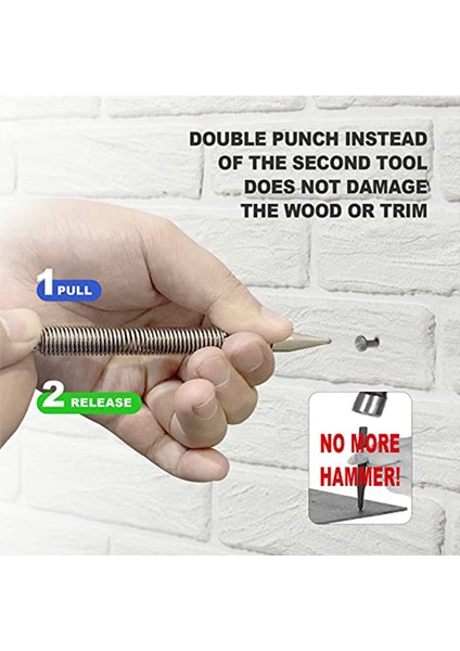 Bahar Çift Uç Çivi Yumruk Set Merkez Del Delin Yay Yüklü Marker Metal Ahaç Matkap Bit Kapı Pimi Çıkarma (Yurt Dışından) indirimleri
