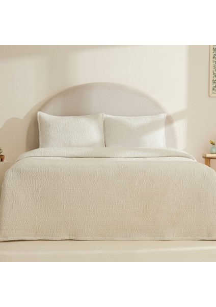 Linda Çift Kişilik Yatak Örtüsü Mint