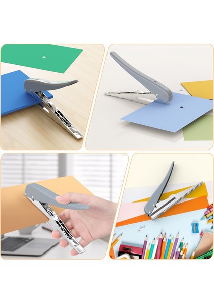 Ağır Hizmet Tipi Tek Delikli Yumruk, Delik Delme 25 Sayfa Kapasite Kağıt Punch Için Kağıt Kimlik Pvc Kartlar Scrapbook 8mm (Yurt Dışından) fiyatları