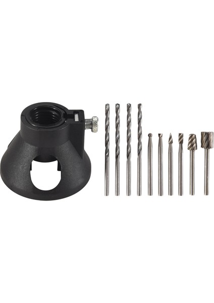 11 Pcs Çok Amaçlı Kesme Kılavuzu Kiti Shank Hss Yönlendirici Bitleri ve 4 Pcs Döner Aletler Için Twist Matkap Bit (Yurt Dışından) fiyatları