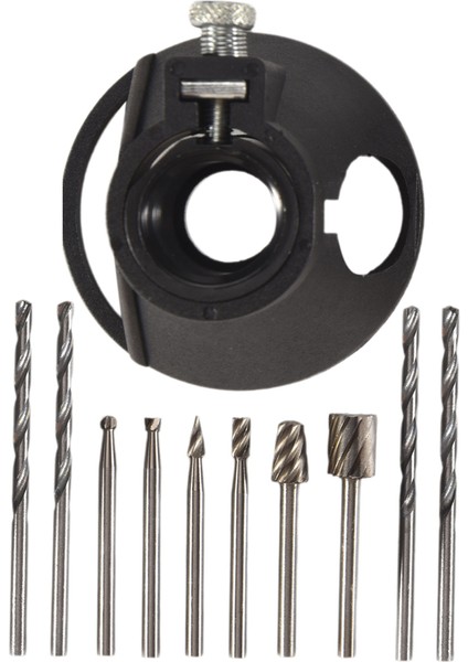 11 Pcs Çok Amaçlı Kesme Kılavuzu Kiti Shank Hss Yönlendirici Bitleri ve 4 Pcs Döner Aletler Için Twist Matkap Bit (Yurt Dışından) modelleri