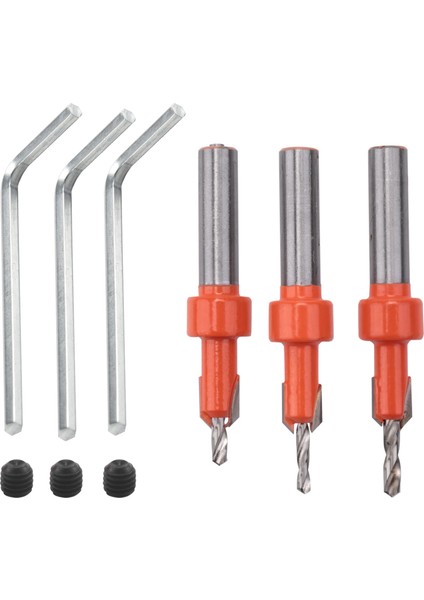 3 Pcs Counkink Matkap Bit Seti Ahşap Delik Matkap Bit Kereste Ahşap Çalışma Matkap Bitleri Ahşap Vida Kesici Için Hex Anahtarı (Yurt Dışından) modelleri