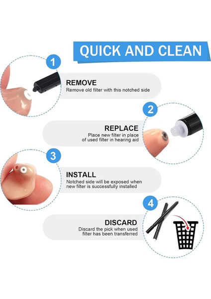 Işitme Cihazı Balmumu Korumaları, Widex ve Dirençli Balmumu Tuzakları Net Temizlik Kiti Aksesuarı Duyar ve Net Işitme Cihazı Duyma 5 Set (Yurt Dışından) modelleri