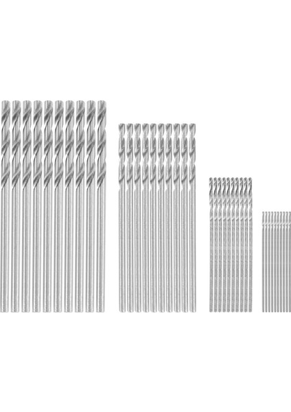 40 Pcs Mini Matkap Hss Bıt 0.5mm-2.0mm Düz Şaftlı Pcb Twist Matkap Bitleri Set (Yurt Dışından)