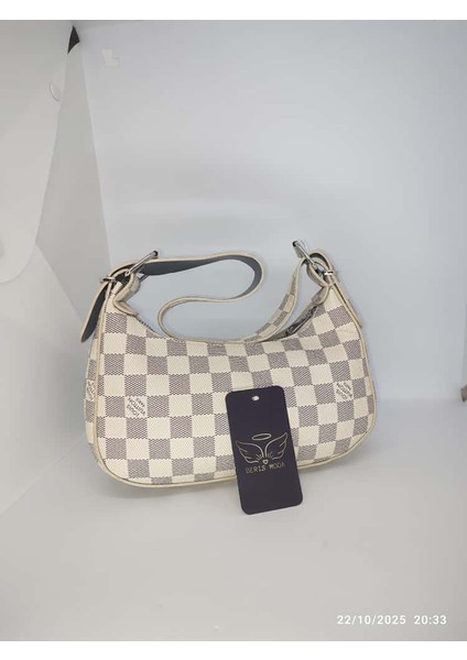 Kadın Desing Vizör Monogram Günlük Casual El Omuz Çanta 14X24CM fiyatları