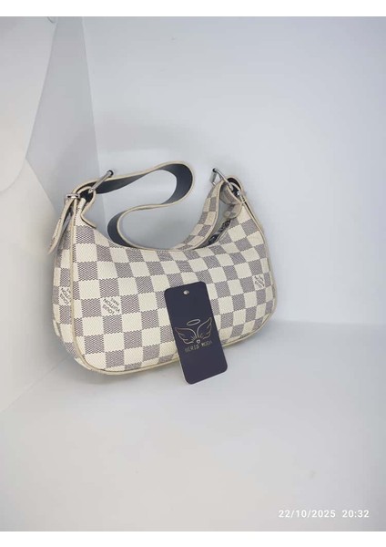 Kadın Desing Vizör Monogram Günlük Casual El Omuz Çanta 14X24CM fırsatları